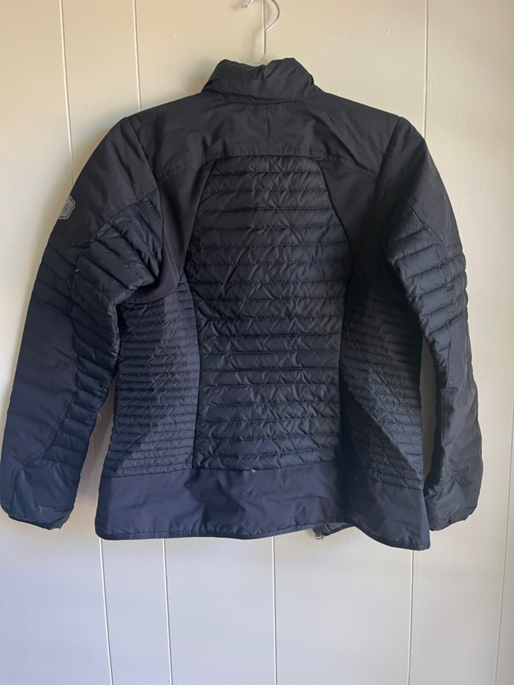 Eddie Bauer Women’s Black Quilted 700 Storm down Puffer Jacket Sz Sm - Picture 10 of 12